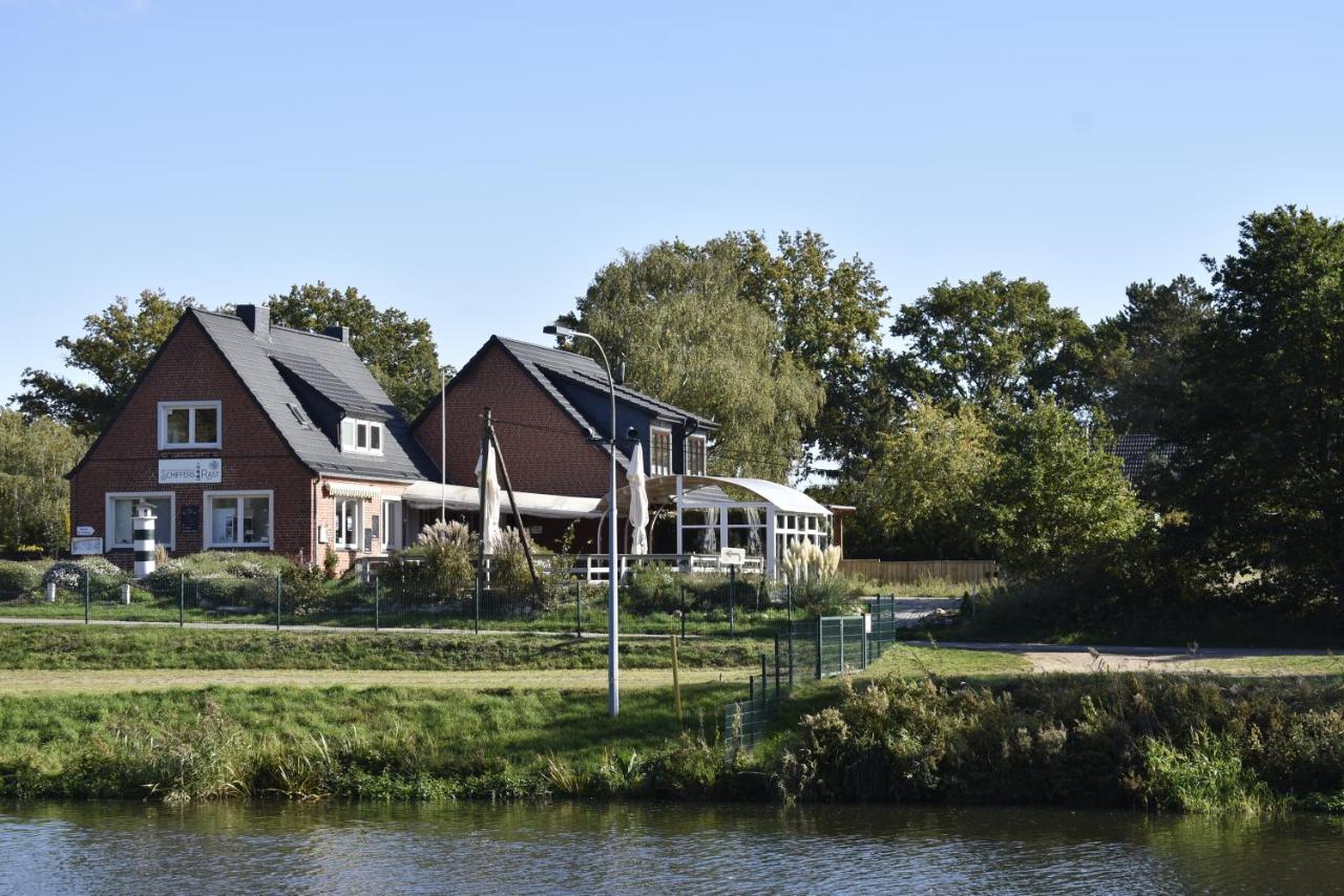 Pension Zur Schleuse Garni Am Elbe Luebeck - Kanal In Witzeeze Bagian luar foto